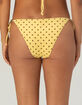 DAMSEL Polka Dot Reversible Tie Side Cheeky Bikini Bottoms image number 4
