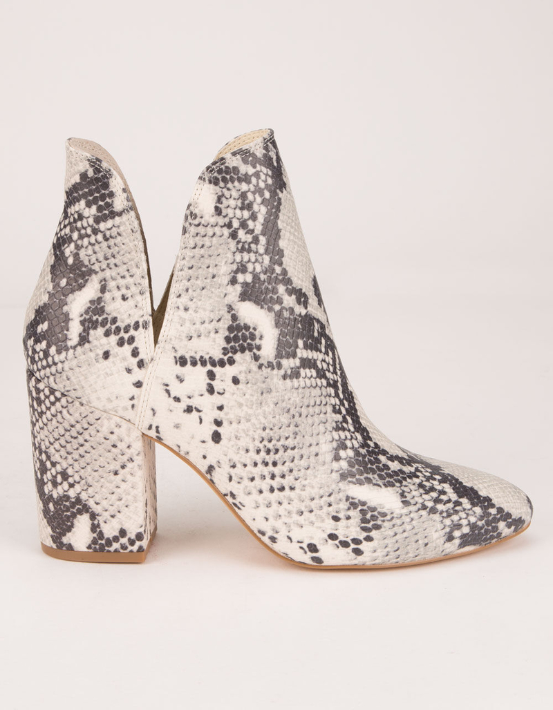 STEVE MADDEN Rookie Natural Snake Womens Booties image number 3