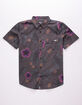 SALTY CREW Macro Tropics Black Boys Shirt image number 1