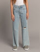 RSQ Girls High Rise Wide Leg Jeans image number 1