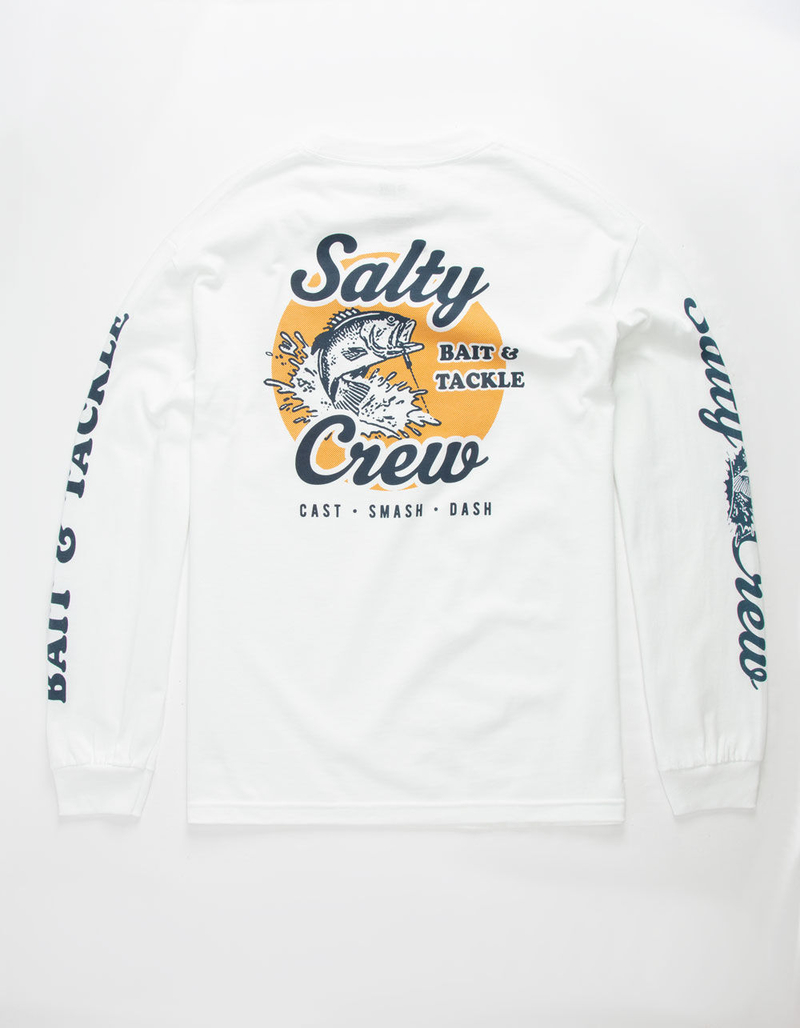 SALTY CREW Bait And Tackle White Mens T-Shirt image number 1
