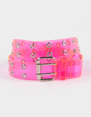 Clear Grommet Belt Primary Image