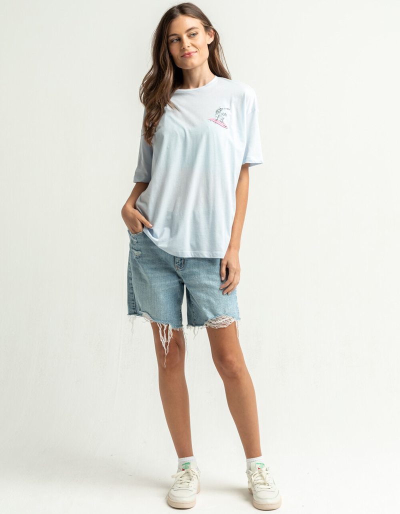 BILLABONG True Boy Skeleton Womens Oversized Tee image number 3