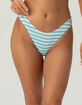 FULL TILT Texture Stripe Cheekier Bikini Bottoms image number 2