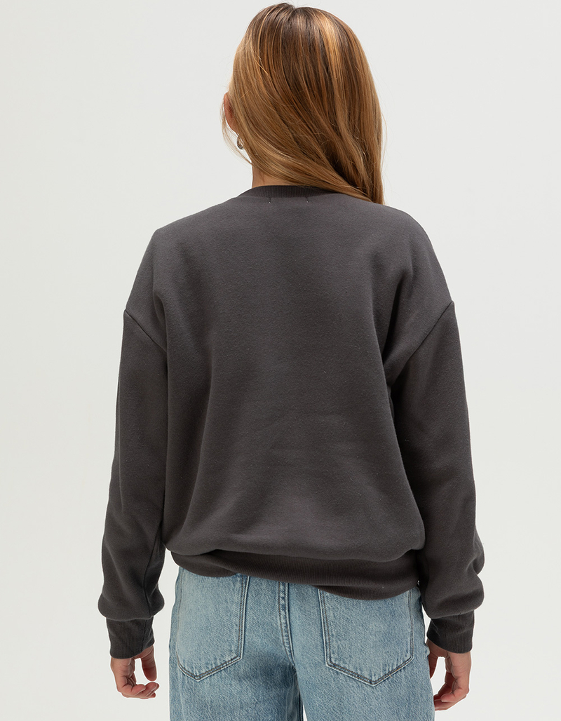 FULL TILT Chrome Butterfly Girls Crewneck Sweatshirt image number 4