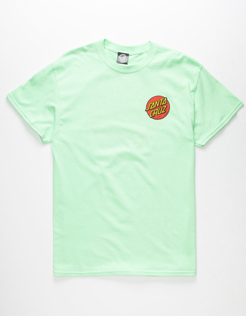 SANTA CRUZ Classic Dot Mens Mint T-Shirt image number 0