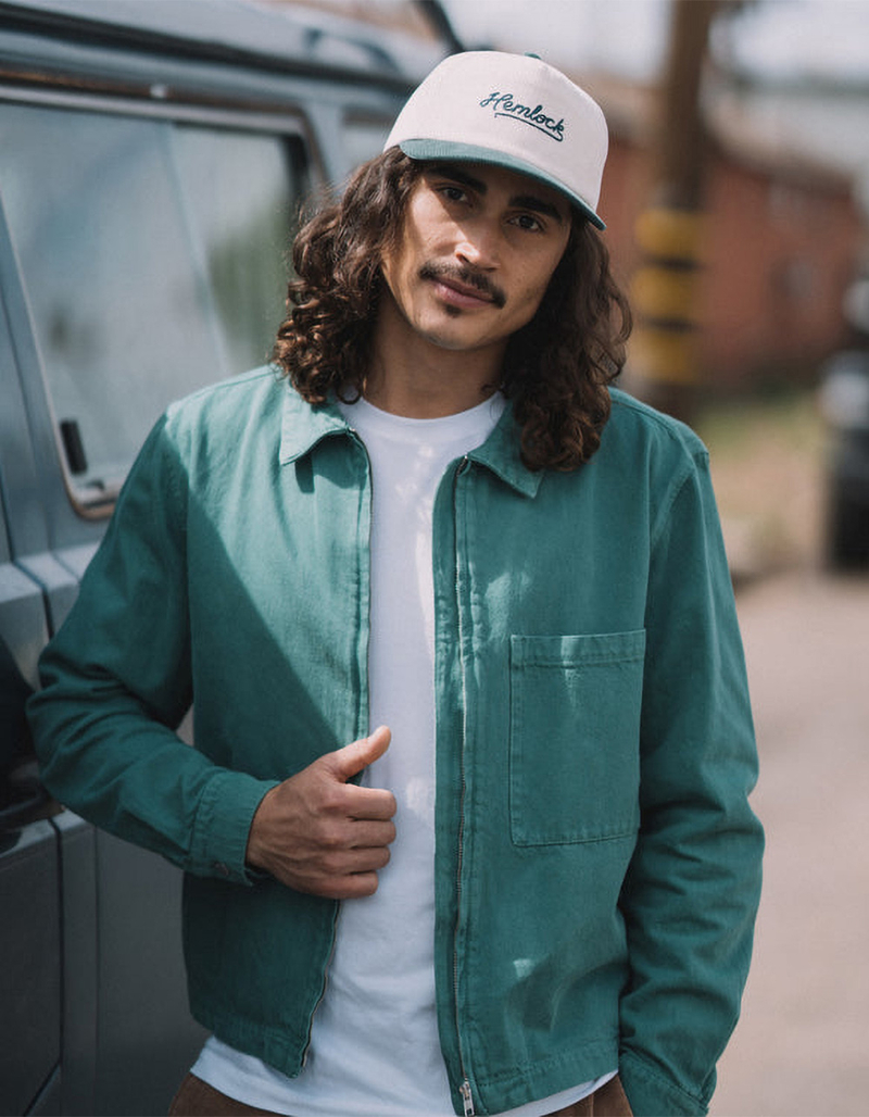 HEMLOCK HAT CO. Wesley Corduroy Snapback Hat image number 3