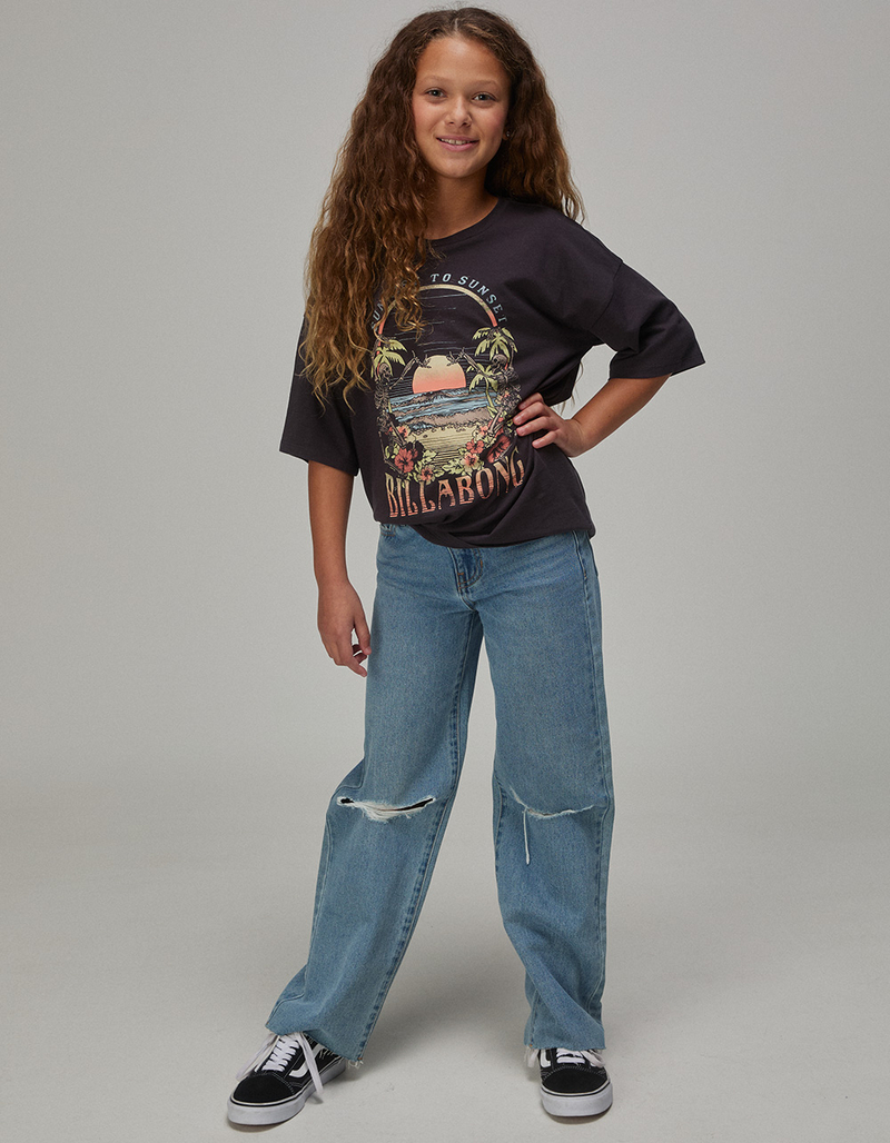 RSQ Girls High Rise Wide Leg Jeans image number 5