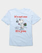 PEANUTS It's You Snoopy Unisex Tee image number 1
