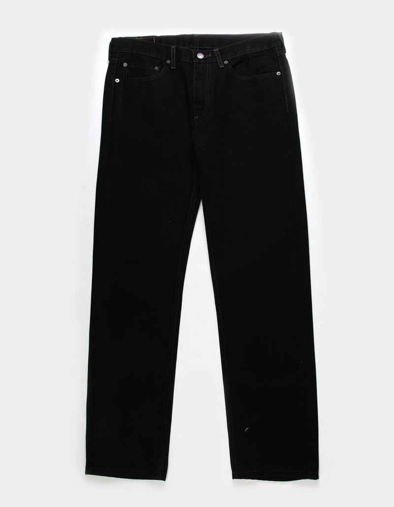 LEVI'S 505 Regular Mens Jeans - Black image number 3