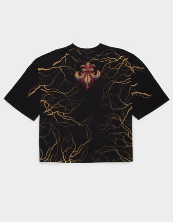 AFFLICTION Midnight Curse Mens Crop Boxy Tee Alternative Image