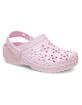 CROCS Floral Cut-Out Girls Classic Clogs image number 2