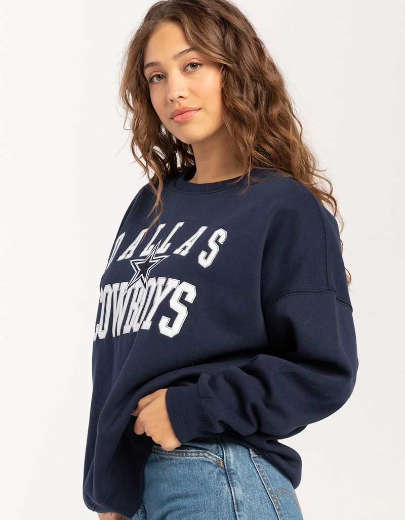 NFL Dallas Cowboys Embroidered Womens Crewneck Sweatshirt image number 1