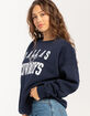 NFL Dallas Cowboys Embroidered Womens Crewneck Sweatshirt image number 2