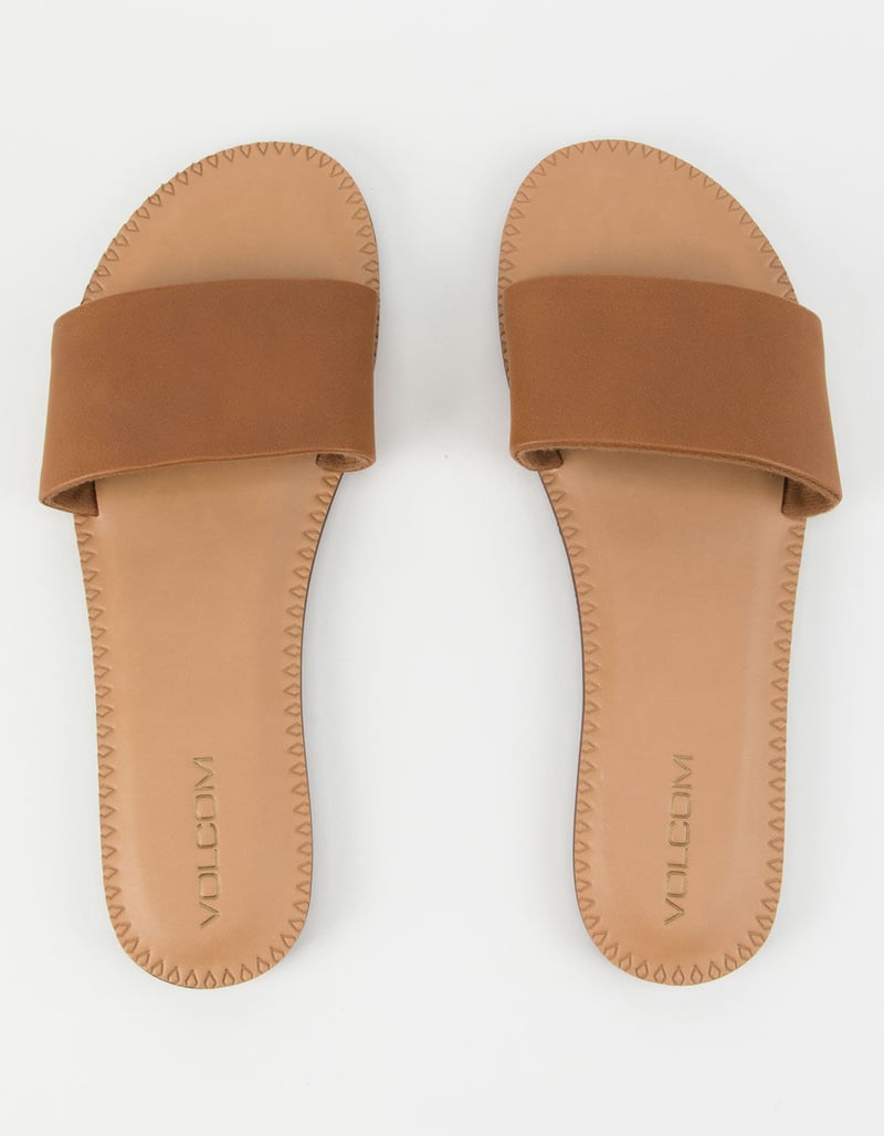 VOLCOM Simple Slide Tan Womens Sandals image number 3