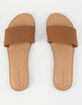 VOLCOM Simple Slide Tan Womens Sandals image number 4