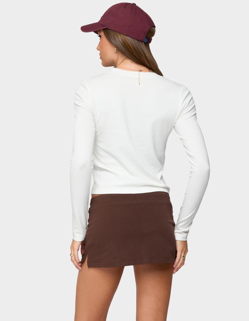 EDIKTED Kiyan Long Sleeve Tee image number 2