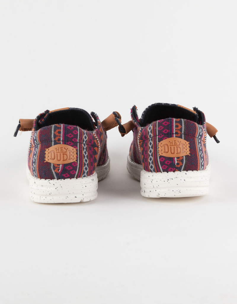 HEY DUDE Wendy Funk Baja All Over Womens Slip On Shoes image number 3