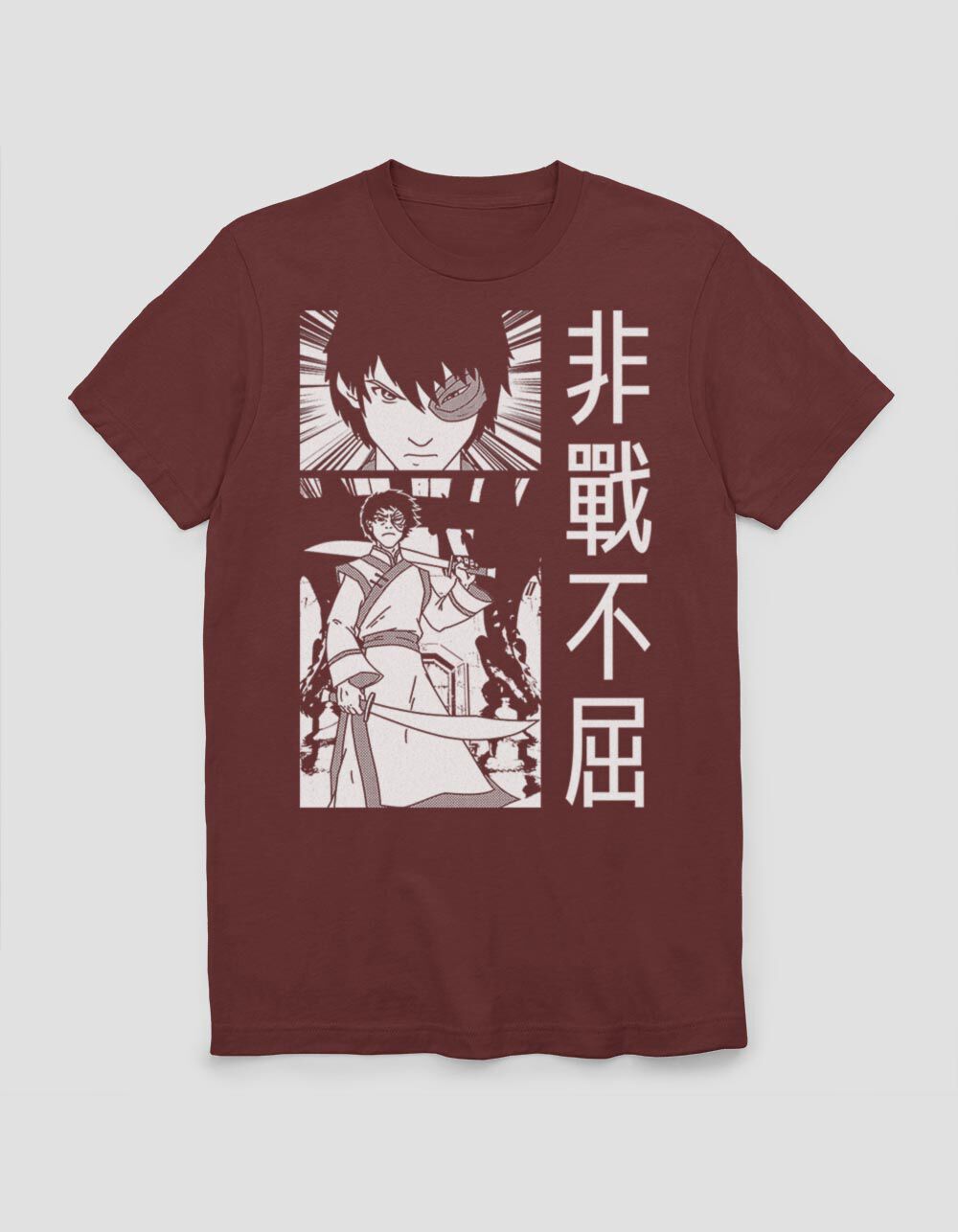 Zoomed in image of AVATAR THE LAST AIRBENDER Zuko Manga Tee Image: 1