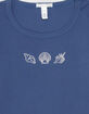 FULL TILT Embroidered Seashells Girls Tee image number 3
