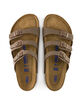 BIRKENSTOCK Florida Soft Footbed Womens Mocha Sandals image number 2