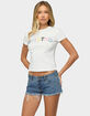 EDIKTED Patchwork Baby Tee image number 1