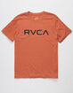 RVCA Big RVCA Mens Salmon T-Shirt image number 1
