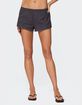 EDIKTED Shaya Eyelet Shorts image number 1
