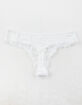 FULL TILT Mesh and Lace White Thong image number 2