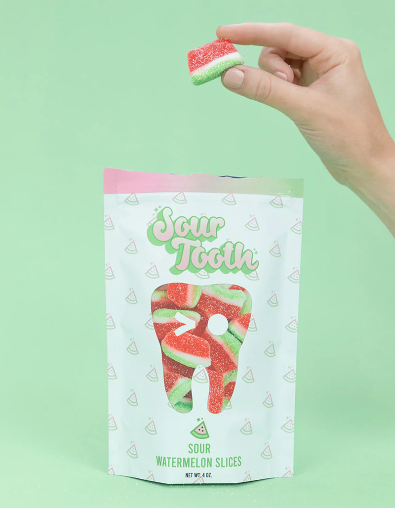 SOUR TOOTH Sour Watermelon Slices Candy image number 2