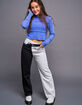 TRUEWRLD Colorblock Offset Waist Womens Pants image number 1