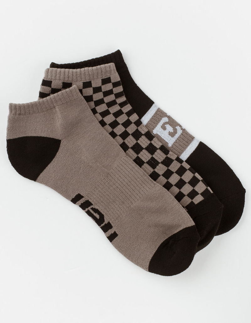 NEFF 3 Pack Logo Check Mens No Show Socks image number 0