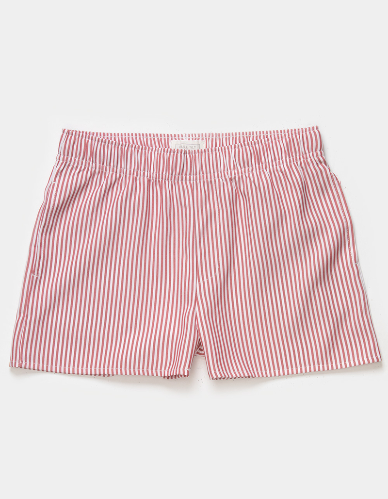 FULL TILT Stripe Boxer Girls Shorts image number 0