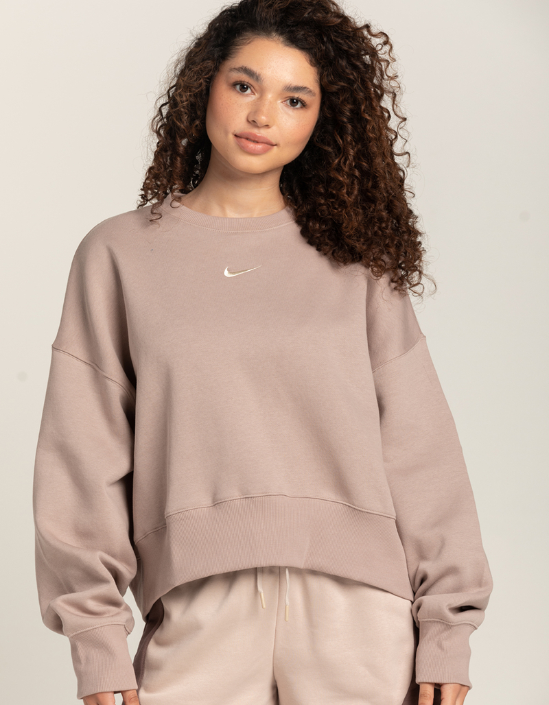 NIKE Sportswear Phoenix Womens Oversized Crop Crewneck Sweatshirt image number 0