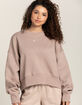 NIKE Sportswear Phoenix Womens Oversized Crop Crewneck Sweatshirt image number 1