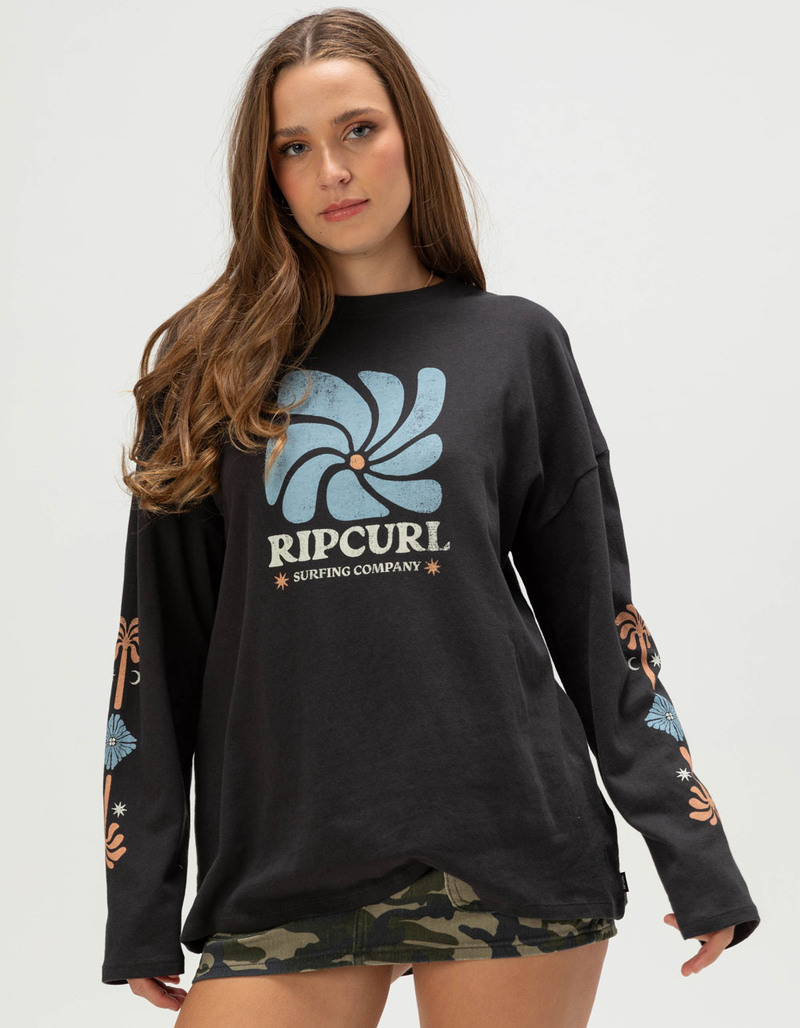 RIP CURL Coast Womens Oversized Long Sleeve Tee image number 0