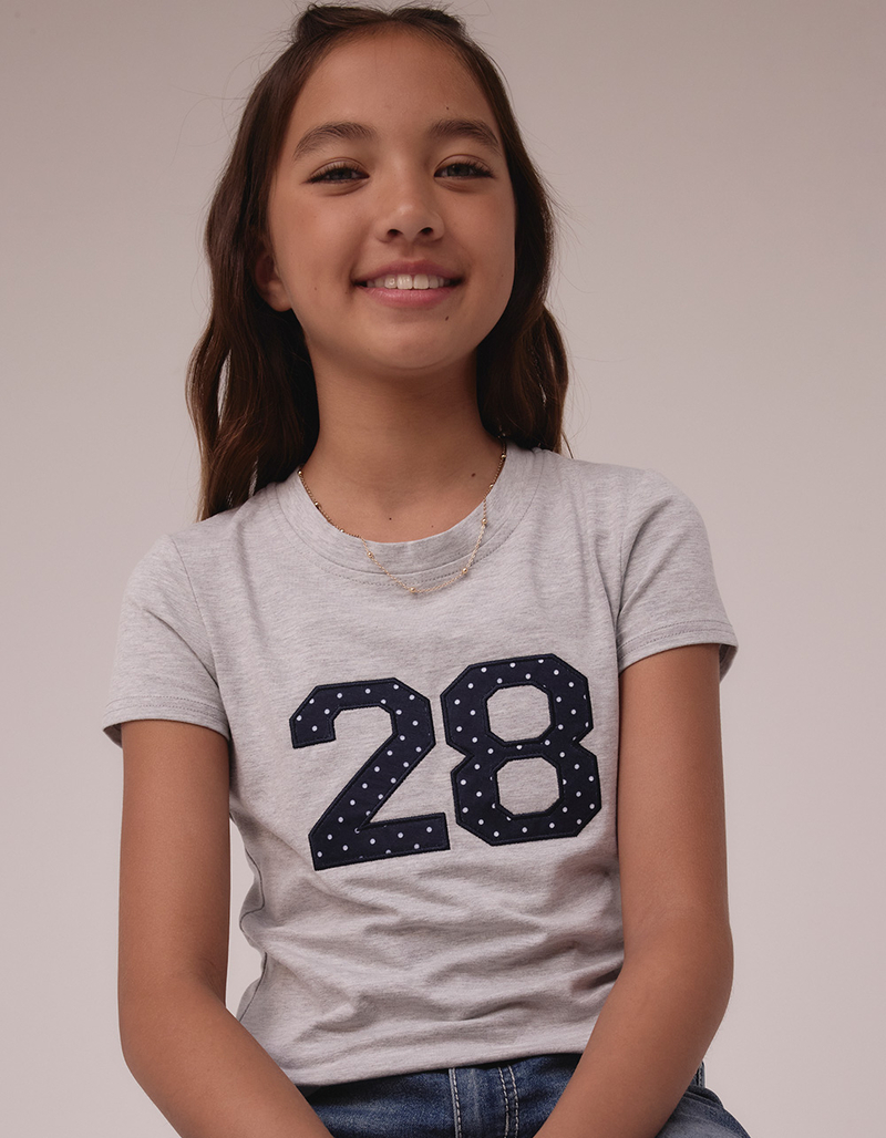FULL TILT Dot Fill 28 Girls Tee image number 3