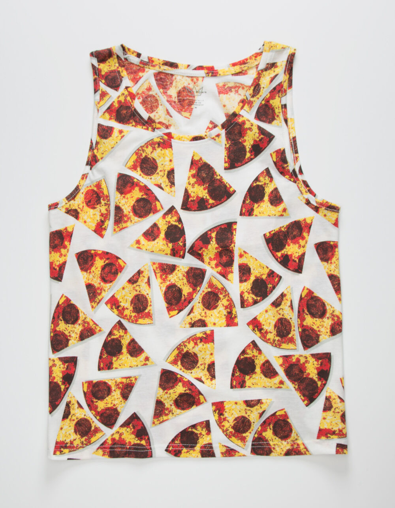 BLUE CROWN Pizza Mens Tank Top image number 0
