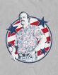 STRANGER THINGS Hopper Stars And Stripes Unisex Tee image number 2