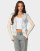 EDIKTED Maybelle Argyle Cardigan image number 1