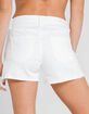 BLANK NYC The Essex Great White Womens Denim Shorts image number 3