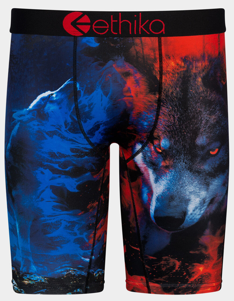 ETHIKA Spirit Wolf Mens Boxer Briefs image number 0