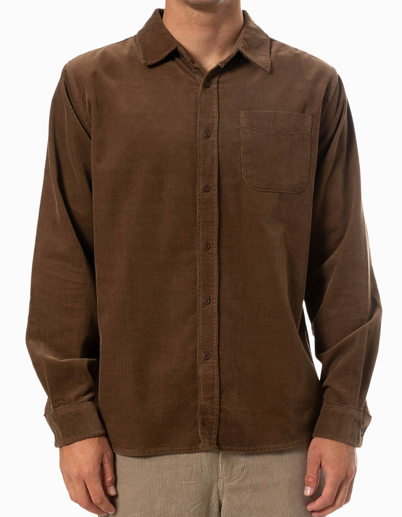 KATIN Granada Mens Corduroy Button Up Shirt image number 3