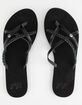 GIGI Criss Cross Black Womens Sandals image number 2