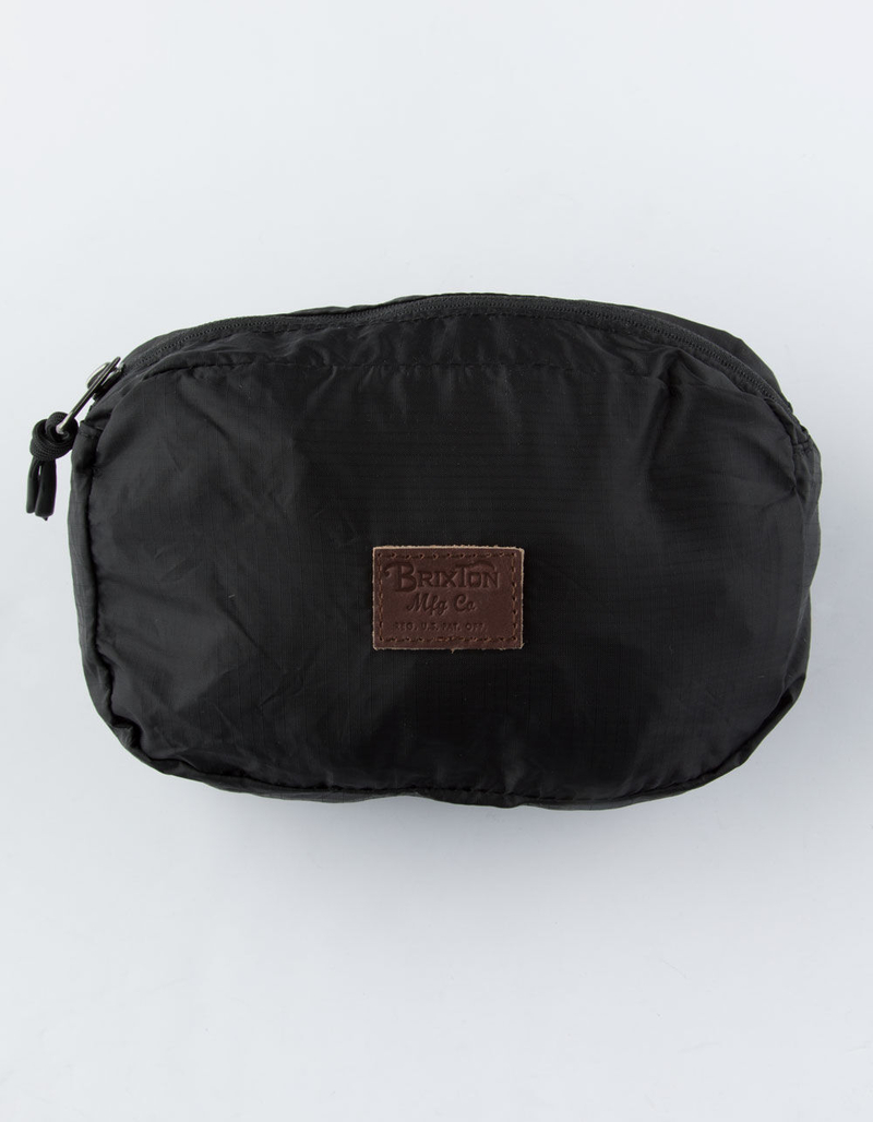 BRIXTON Stewart Black Fanny Pack image number 1