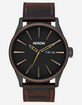 NIXON Sentry Leather Watch image number 1