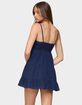 EDIKTED Calley Scrunchy Tiered Mini Dress image number 3