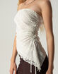 FULL TILT Womens Lace Long Cinch Tube Top image number 5