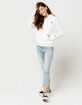CHAMPION Reverse Weave White Womens Hoodie image number 4