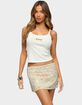 EDIKTED Martini Girl Bead Ribbed Tank Top image number 1